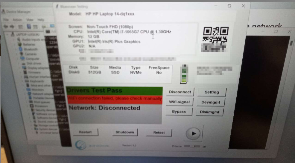 HP 14-DQ1055C 14″ FHD Laptop 10th Gen i7-1065G7 12GB RAM 512GB SSD Wind 10