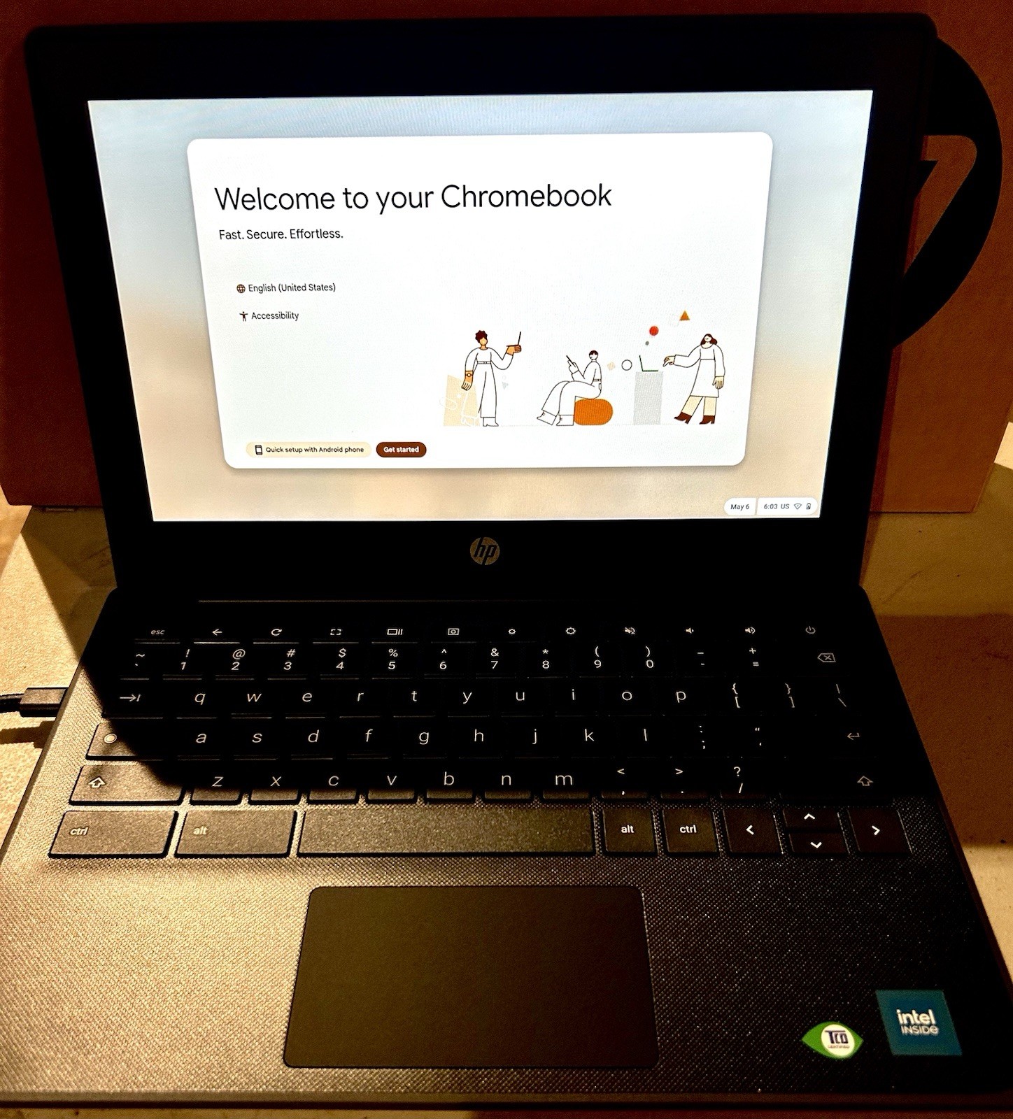 HP Fortis 11 G10 Chromebook Touchscreen Intel N100 4GB 32GB – New