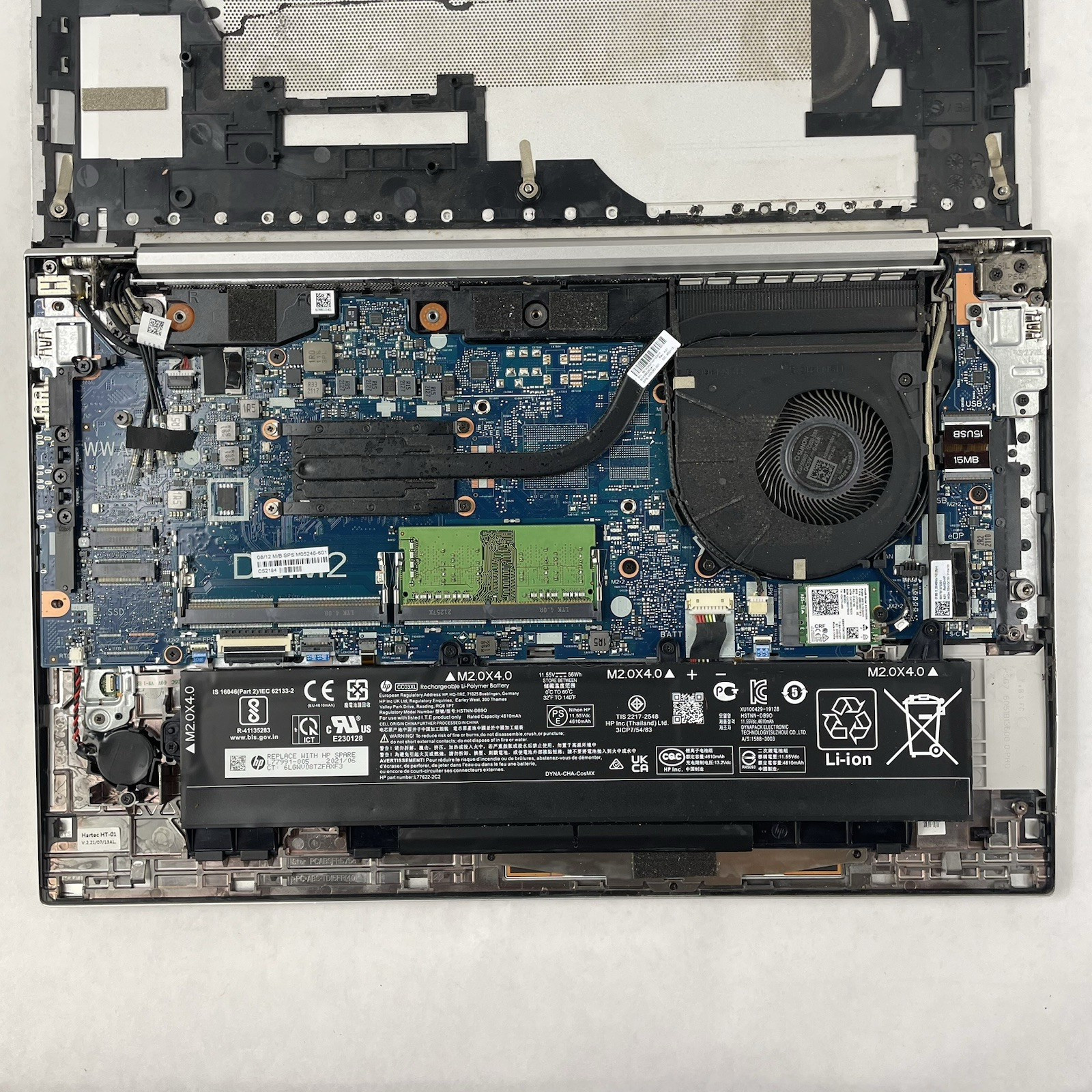 HP EliteBook 850 G7 15.6″ i5-10210U 1.60 GHz 8 GB RAM No SSD/OS/AC – Bad Edge