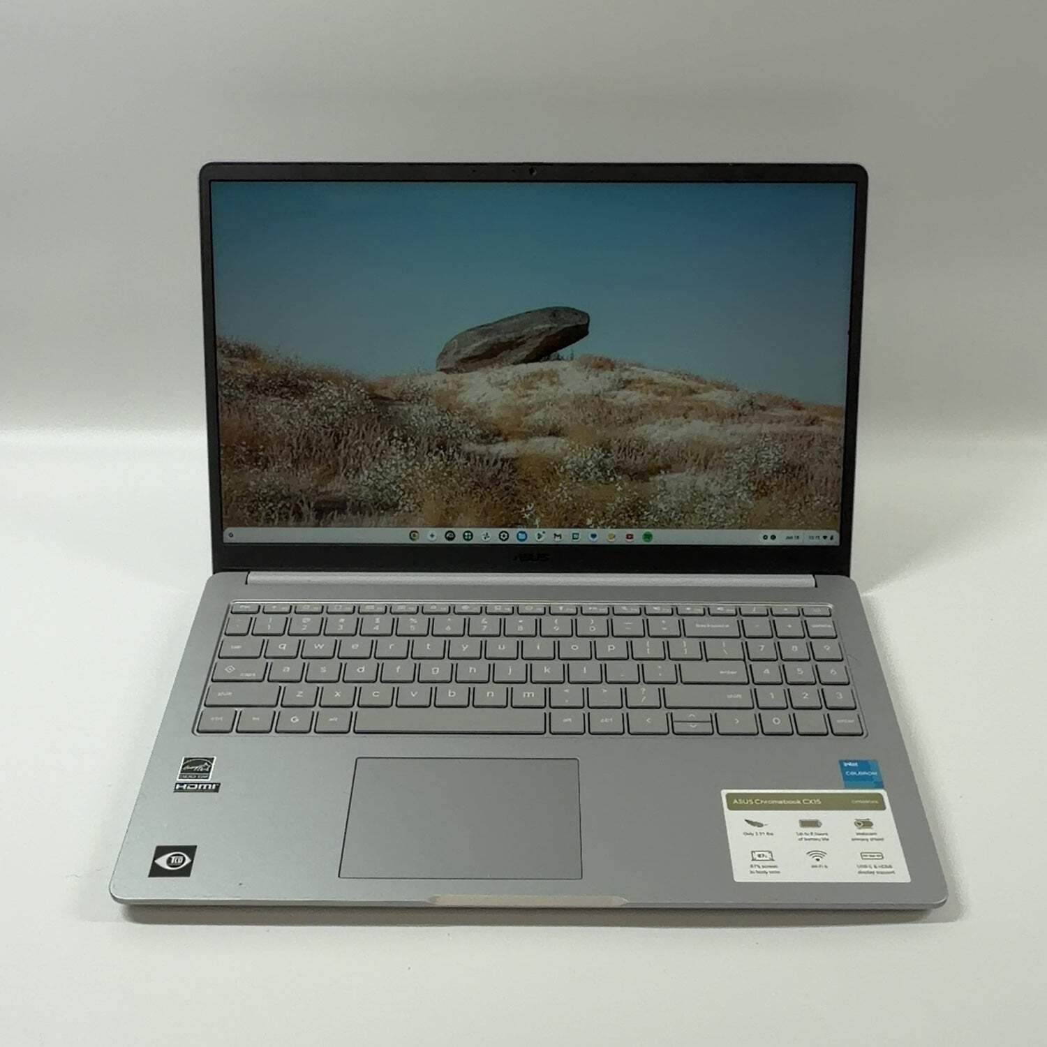 Asus Chromebook CX15 CX1505CKA 15.6″ Celeron N4500 1.1GHz 4GB RAM 128GB SSD