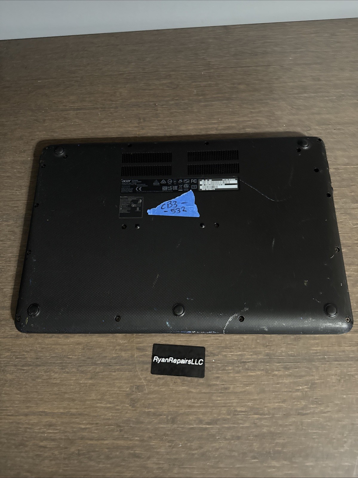 Acer Chromebook CB3-532-C3F7 15.6″ BROKEN SCREEN READ FOR PARTS