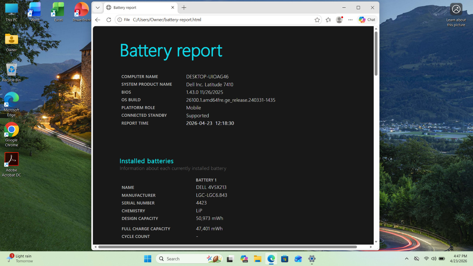 Dell Latitude 7410 Laptop 14″ i7-10610U 512GB NVME SSD 32GB Ram Windows 11 Pro