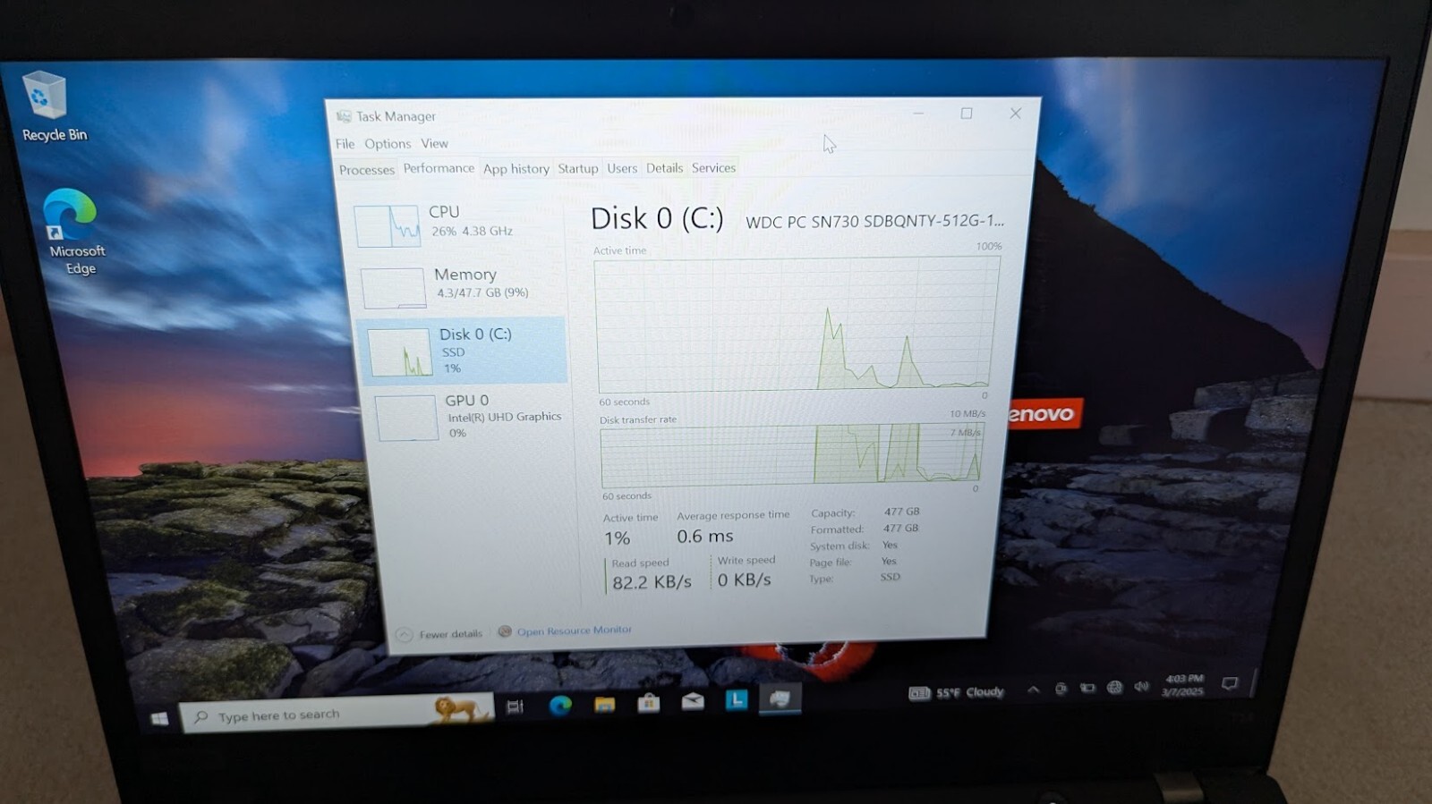 Lenovo T14 G1 i7-10610U 48GB RAM/500 GB SSD – Win 10 Pro TOUCHSCREEN SMALL DENT