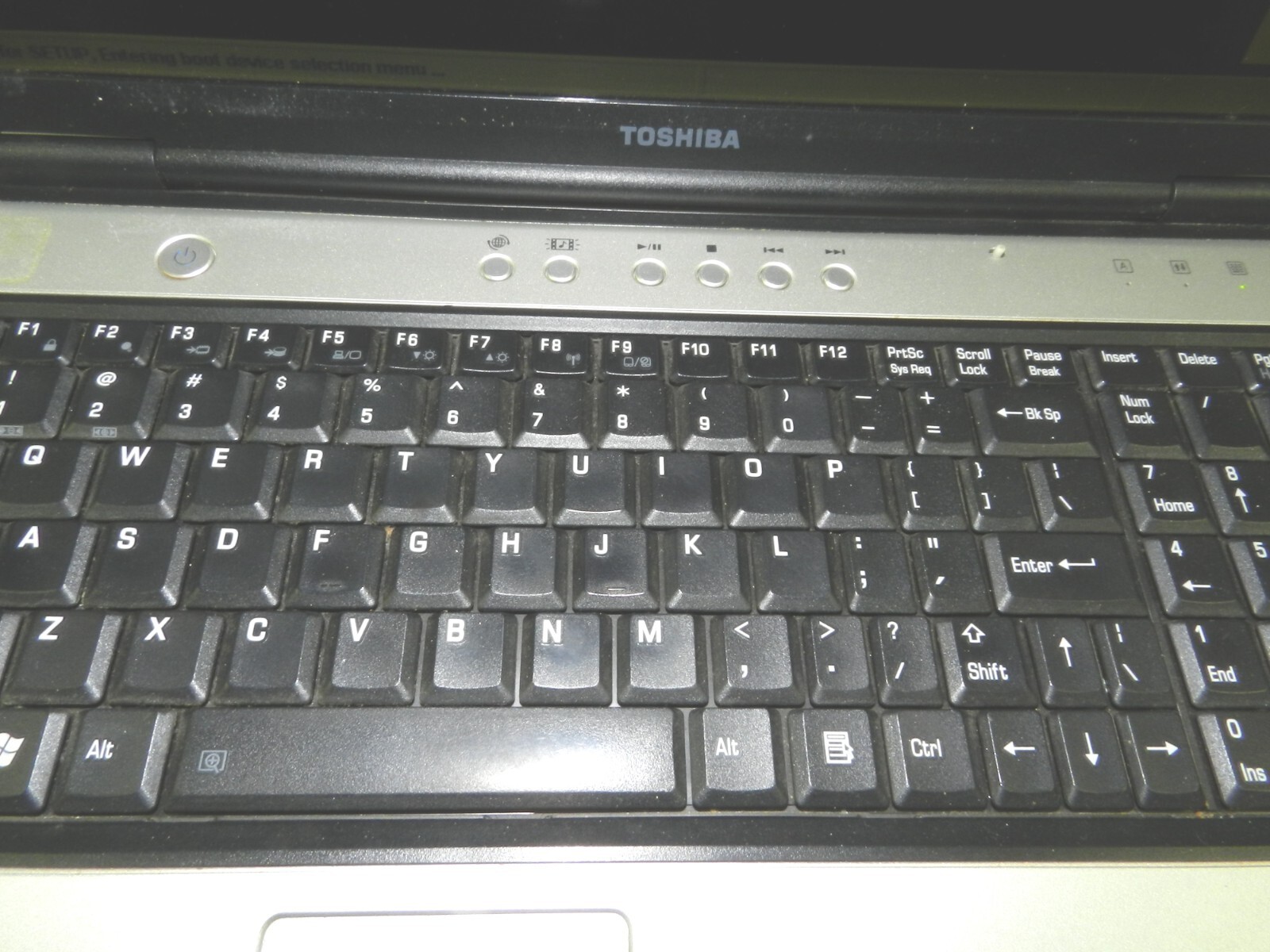 Toshiba Satellite M65-S9092 Navy Laptop 1022MB Memory Working No HD PARTS B152