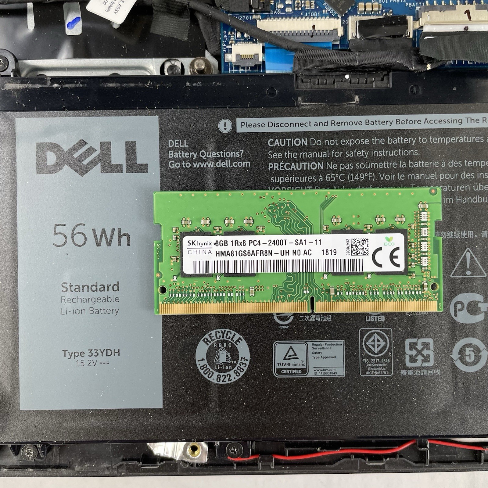 Dell Latitude 3590 15.6″ i5-8250U 1.60 GHz 8 GB RAM No SSD No OS – Bad Corner