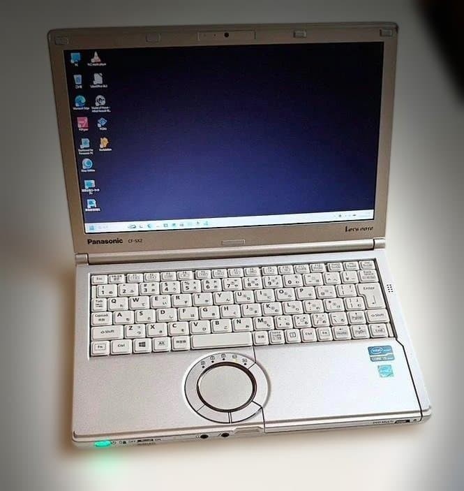 Panasonic Let’s Note CF-SX2 DVD Intel Core i5 4GB RAM Windows 10 Used From Japan