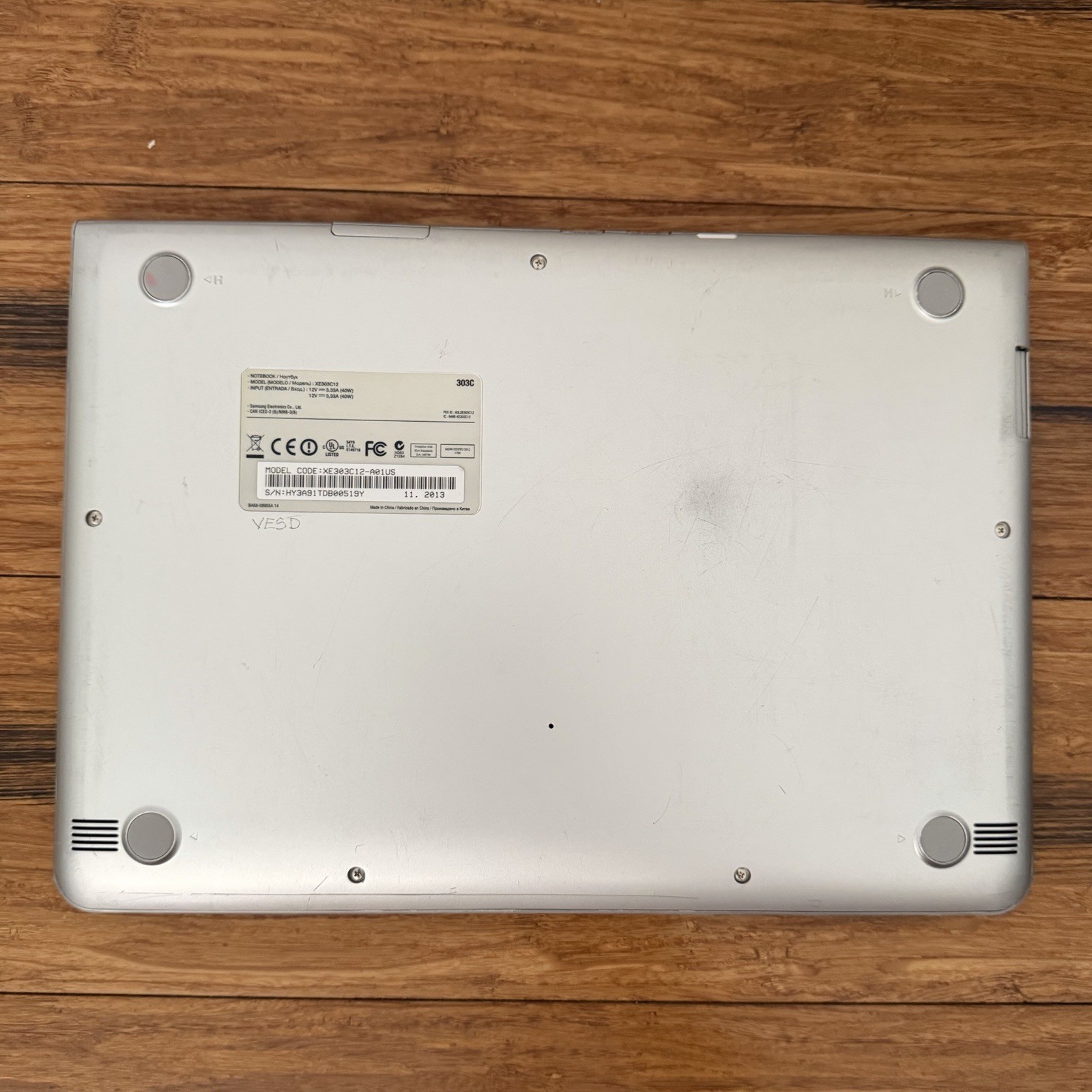 Samsung Chromebook XE303C12 11.6” 16GB Laptop Used