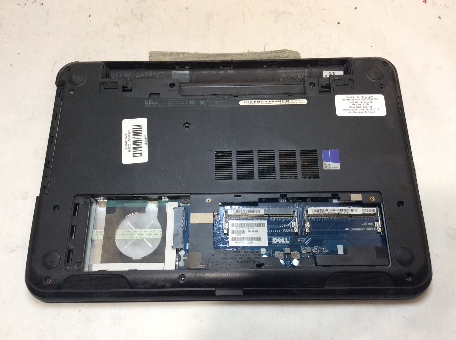 Dell Latitude 3540 Laptop 15″ Intel Core i5 4th Gen READ DESCRIPTION -PP