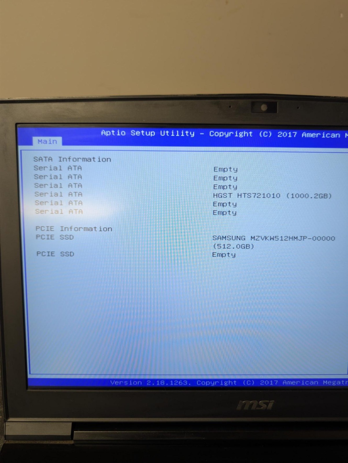 MSI WT73VR 7RM 17.3″ 4K i7-7820HK 64GB RAM Quadro P5000 16GB 512GB SSD