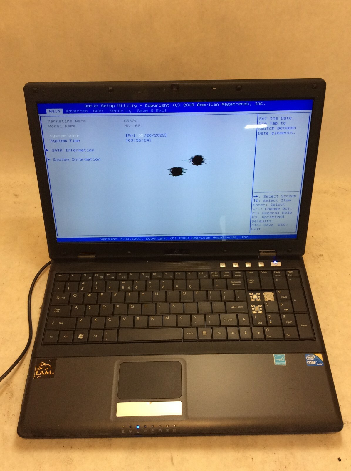 LAM MS-1681 Laptop 15″ Intel Core i5 READ DESCRIPTION -PP