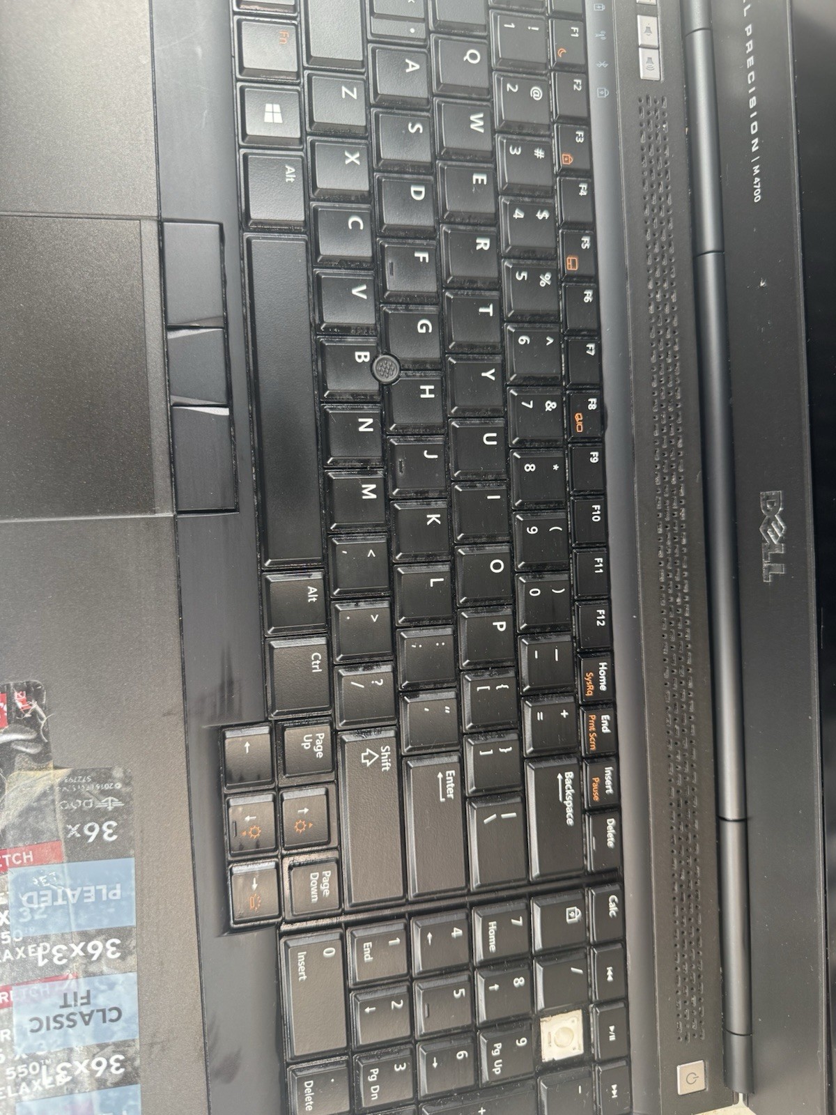 Dell Precision M4700 15.6” i7 Laptop w/ Charger Works Missing Key As Is