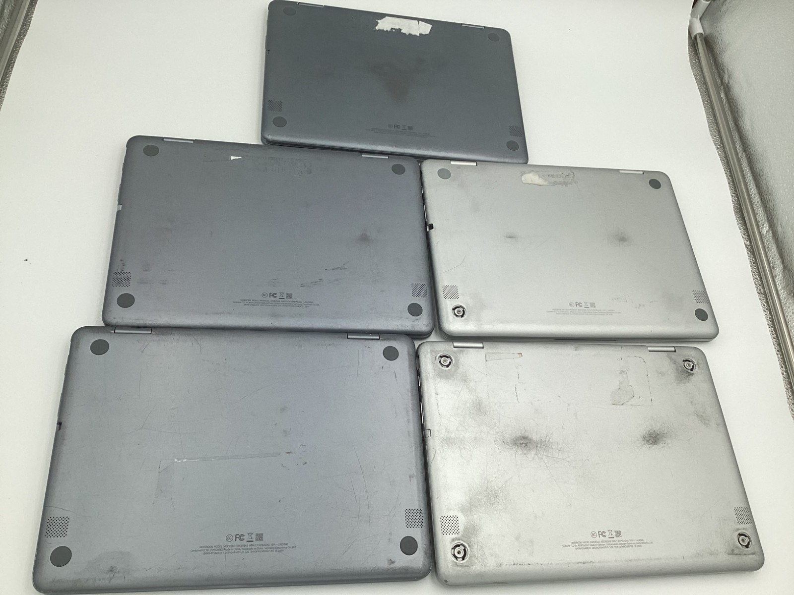 Lot of 5 Samsung Chromebook Plus XE521QAB / XE520QAB – PARTS/REPAIR – Enrolled