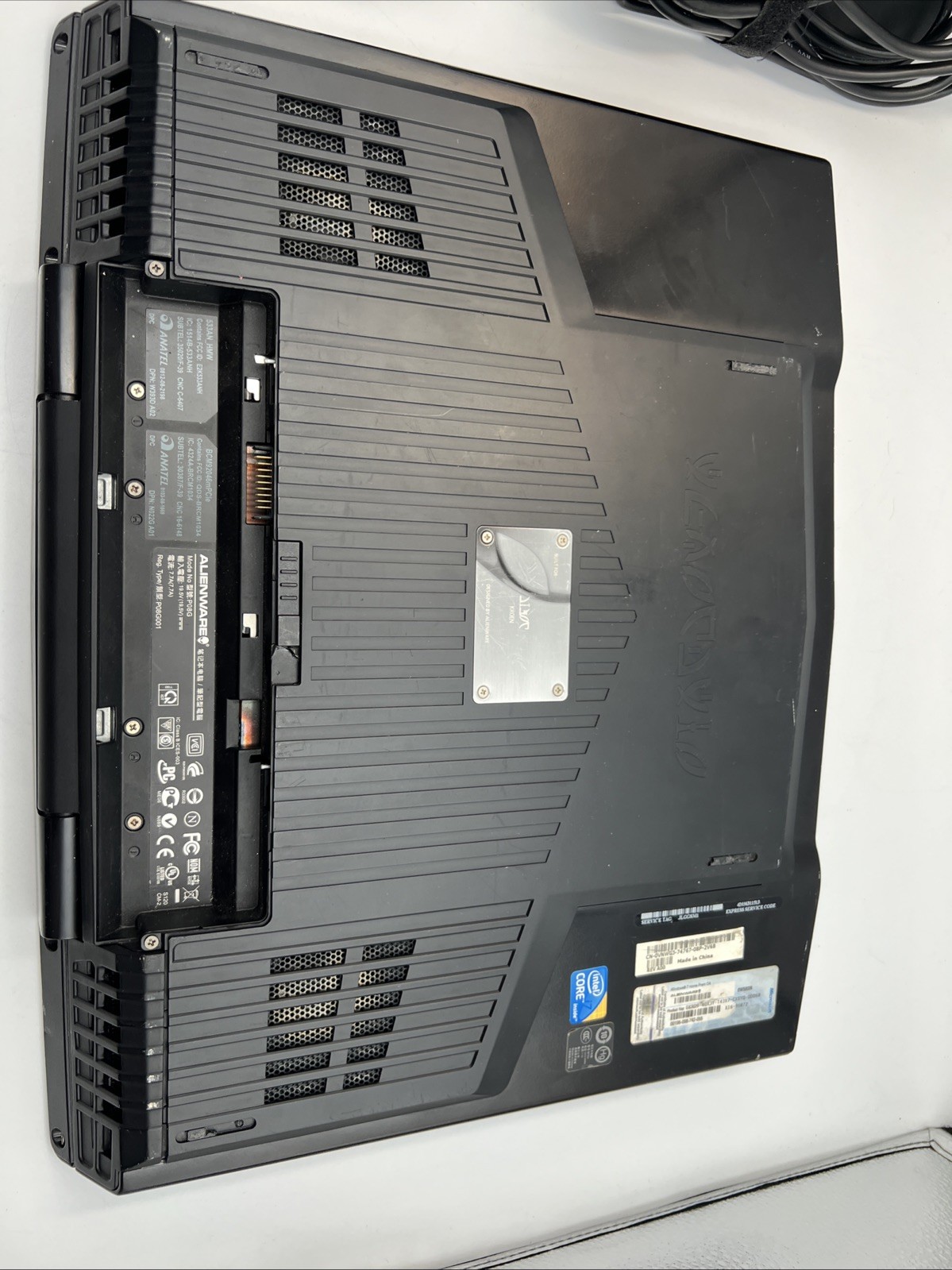 Dell Alienware M15x P08G Laptop Computer -15″ Screen -Windows 10 -500GB HDD -8GB