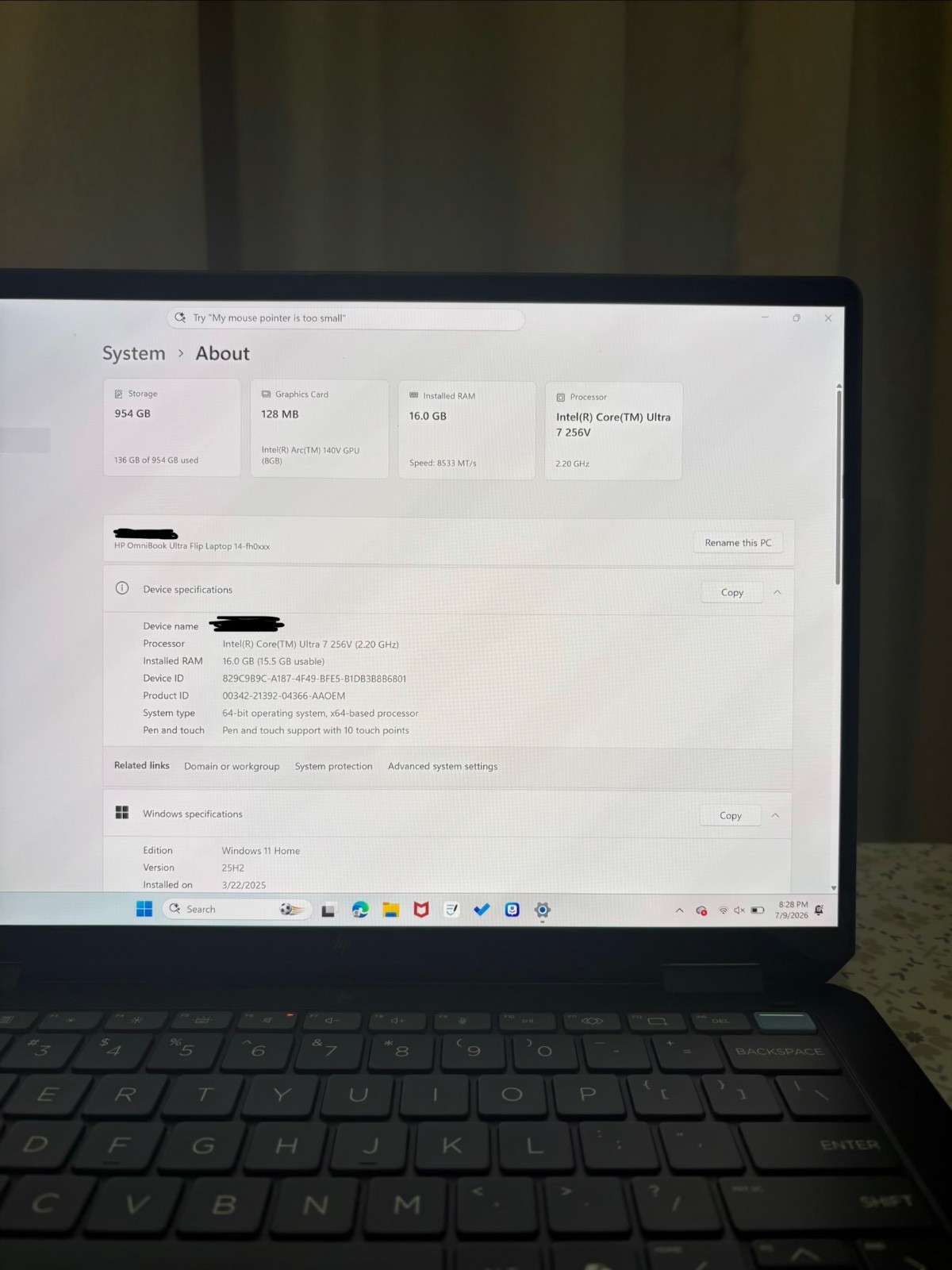 HP OmniBook Ultra Flip Laptop 14 – Charger and HP Pencil Included