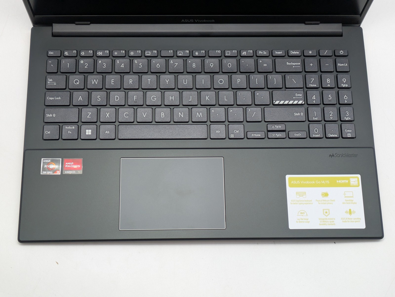ASUS Vivobook Go 15.6″ AMD Ryzen 3 7320U 8GB DDR5 128GB SSD Windows 11 Home