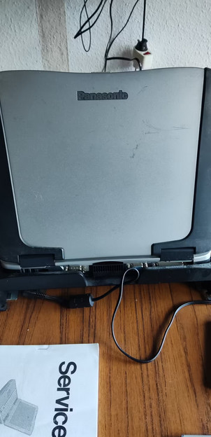 Panasonic Notebook Computer CF-72 Toughbook With Accessories Vintage