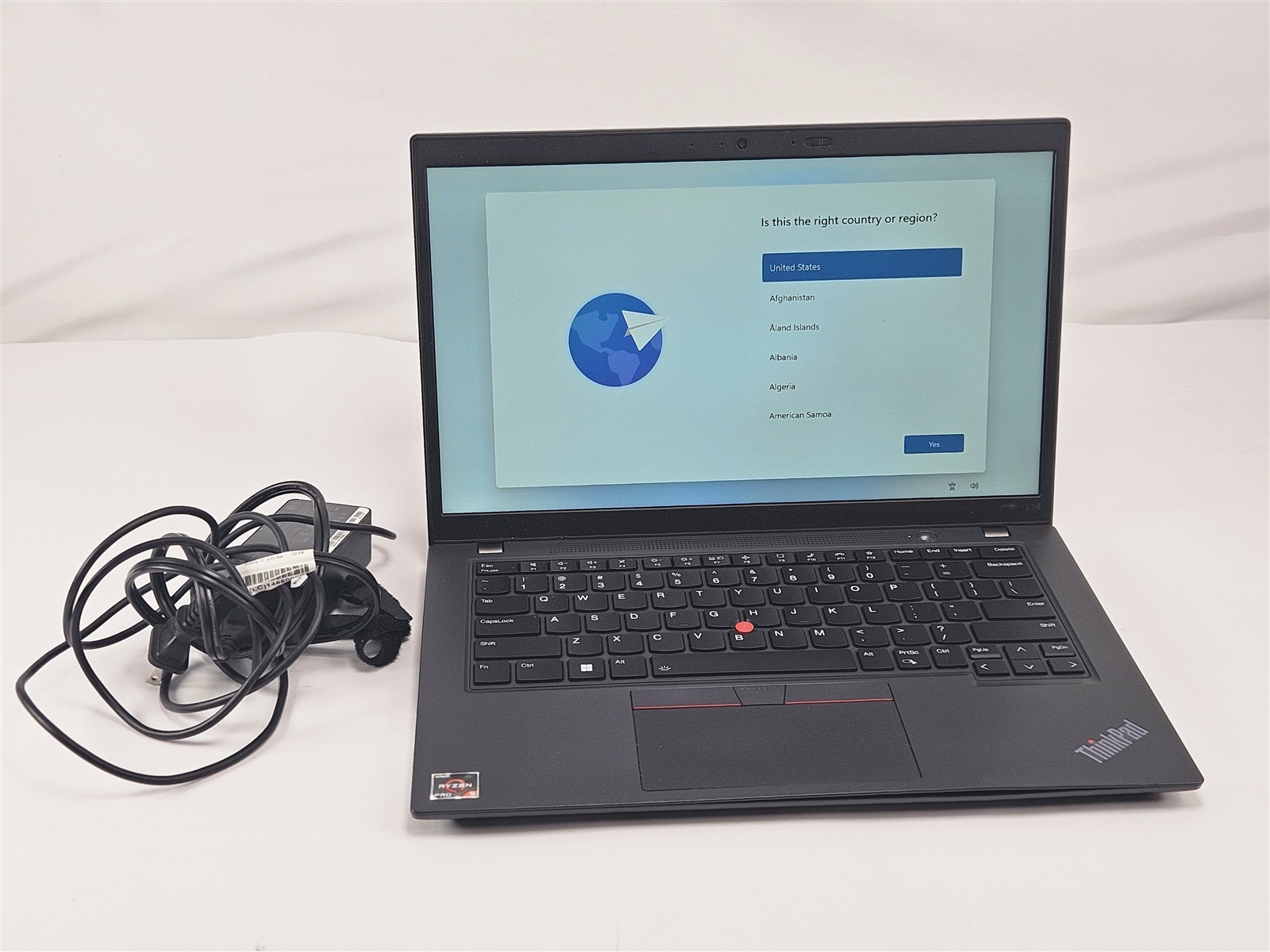 Lenovo ThinkPad L14 Gen 4 256GB SSD 16GB RAM Ryzen 5 PRO 7530U 14″ AMD Radeon