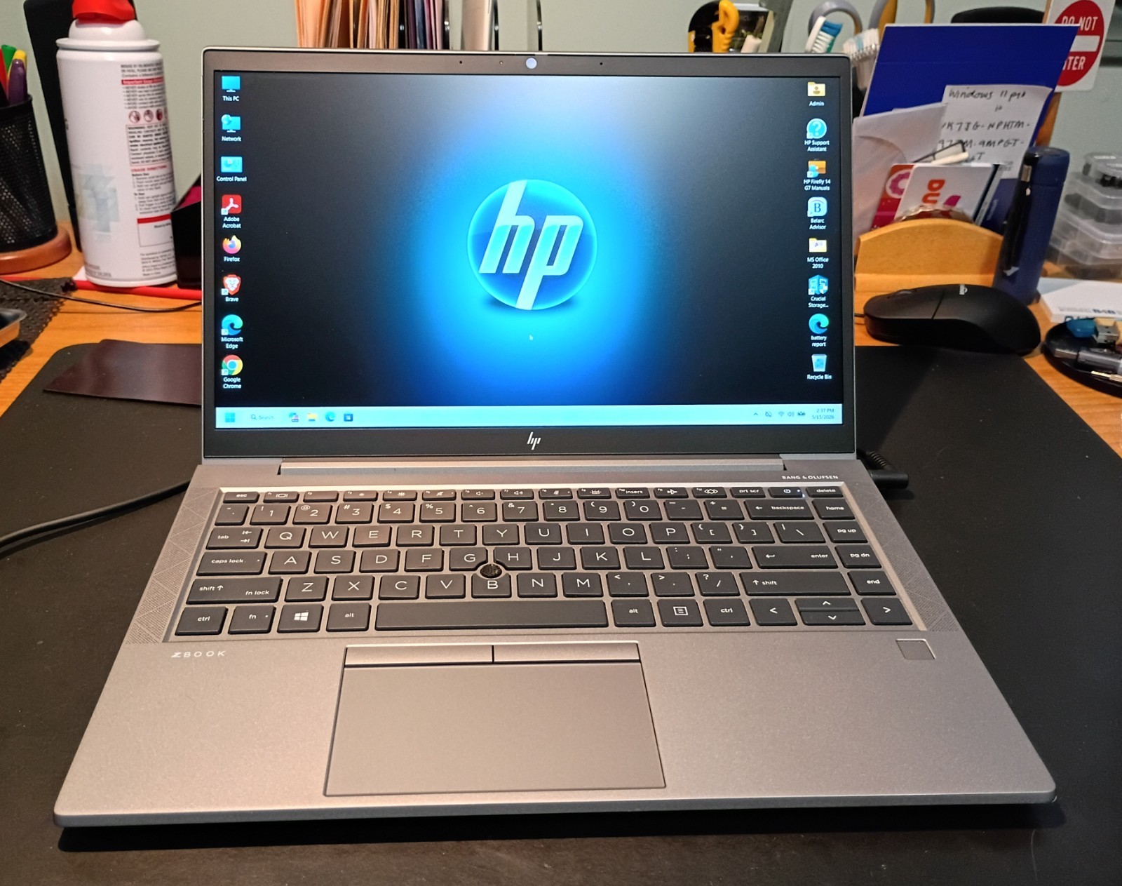 HP ZBook Firefly 14 G7 – i5-102010U/1.6GHz-16GB-NEW 512GB-Office 2010-Win 11 PRO