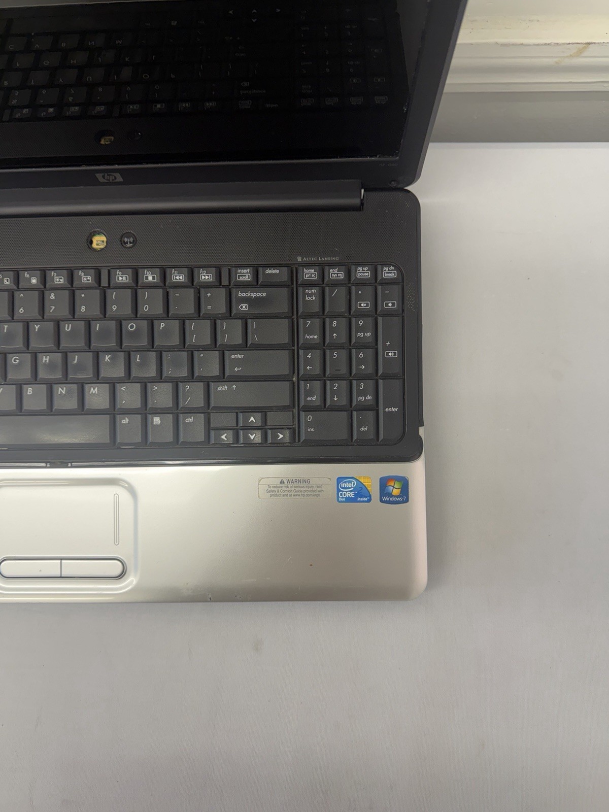 HP Notebook G60 Laptop – Intel Duo P8700 – Good Screen – RAM 4GB – Read Desc