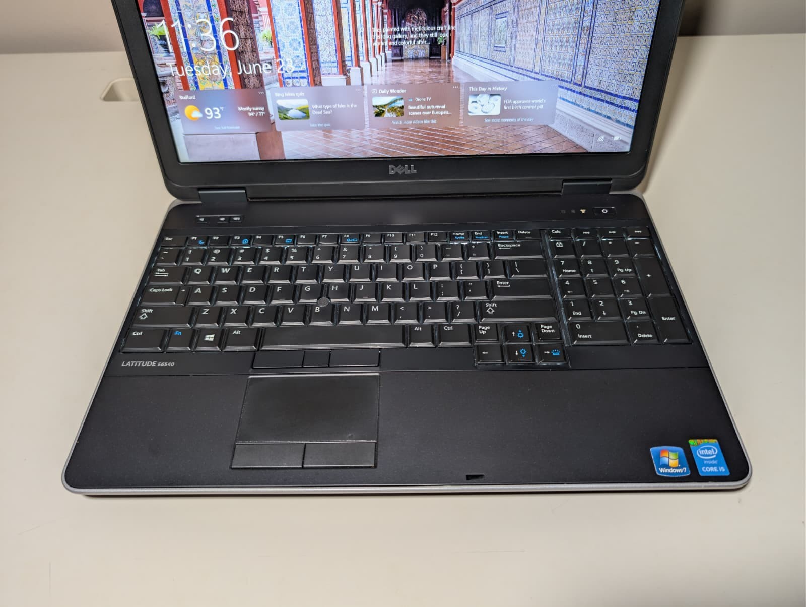 15″ Dell Latitude E6540 | i5 4th 16GB RAM 256GB SSD | FHD Backlit | Win 10 DVD