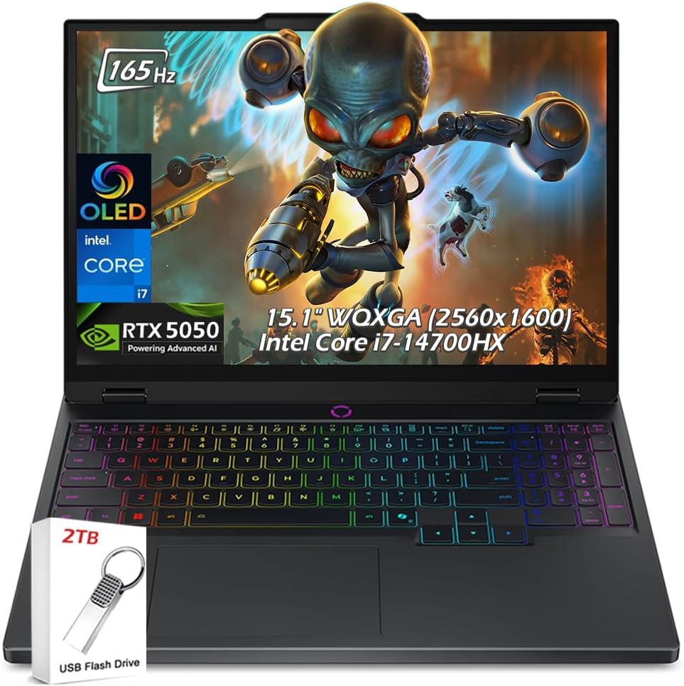 Legion 5I – Gaming Laptop – Intel® Core™ I7-14700Hx – 15″ 2.5K WQXGA Puresight O