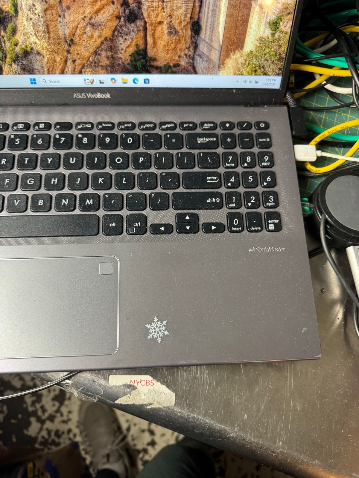 ASUS VIVOBOOK X512J Core i7-1065G7, 12GB RAM, 256GB SSD, Win11 *READ #4228