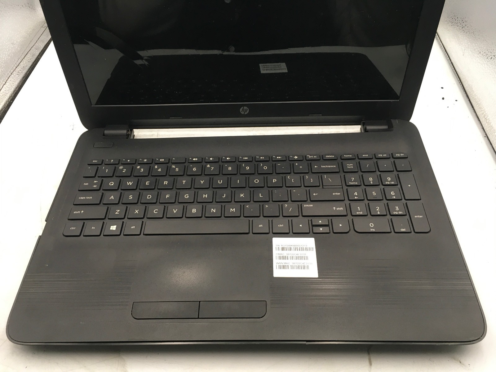 HP 15 BA009DX LAPTOP – FOR PARTS/REPAIR – AMD A6-7310 – NO RAM – READ DESC – BB!