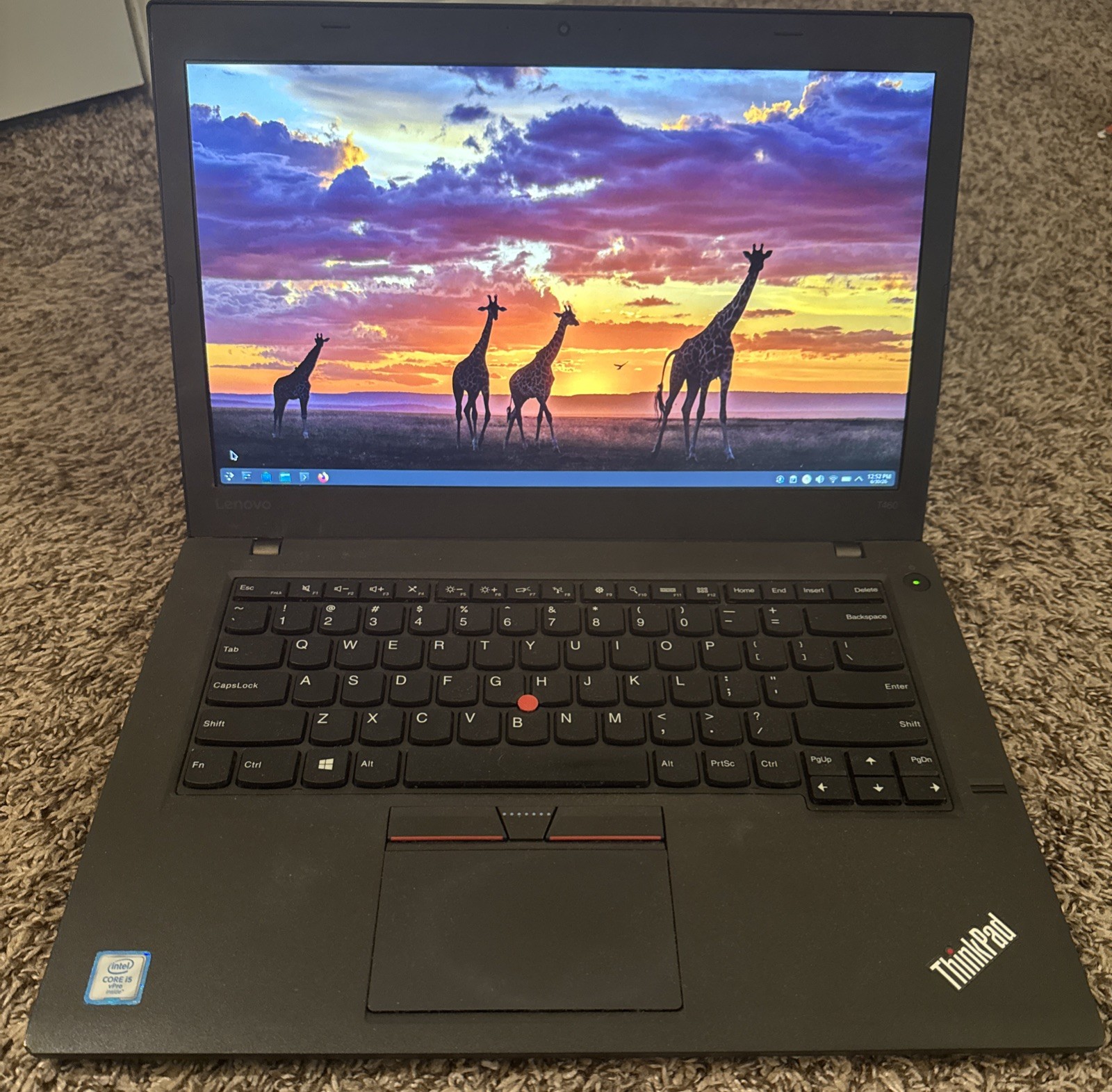 Lenovo Thinkpad T460 14” Laptop, FHD, i5-6300U 2.40 GHz, 16GB RAM, 250 GB SSD