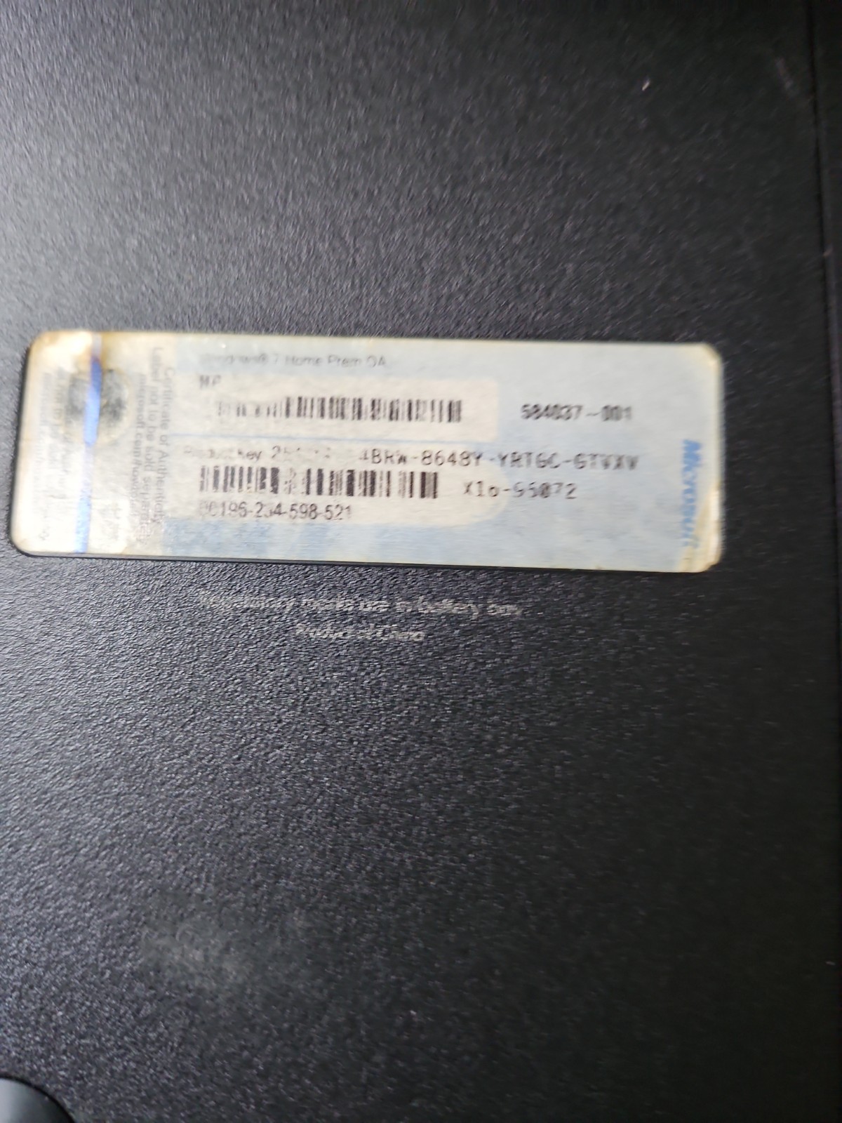 2 Old HP Laptops for Parts with Charging Cords and Power Supply