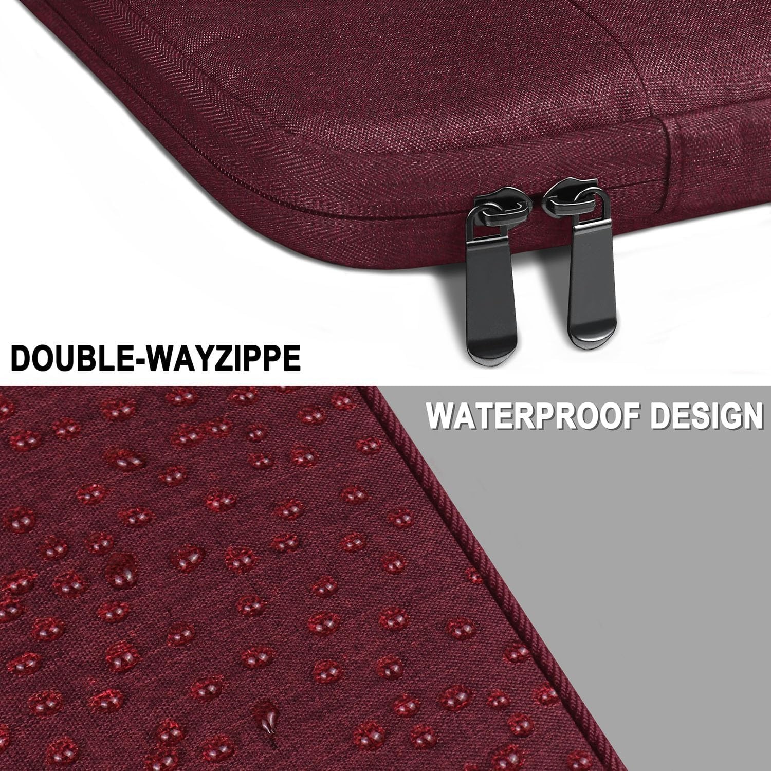 Laptop Sleeve Case 14 Inch, Water Resistant Traveling Computer Cover with Handle