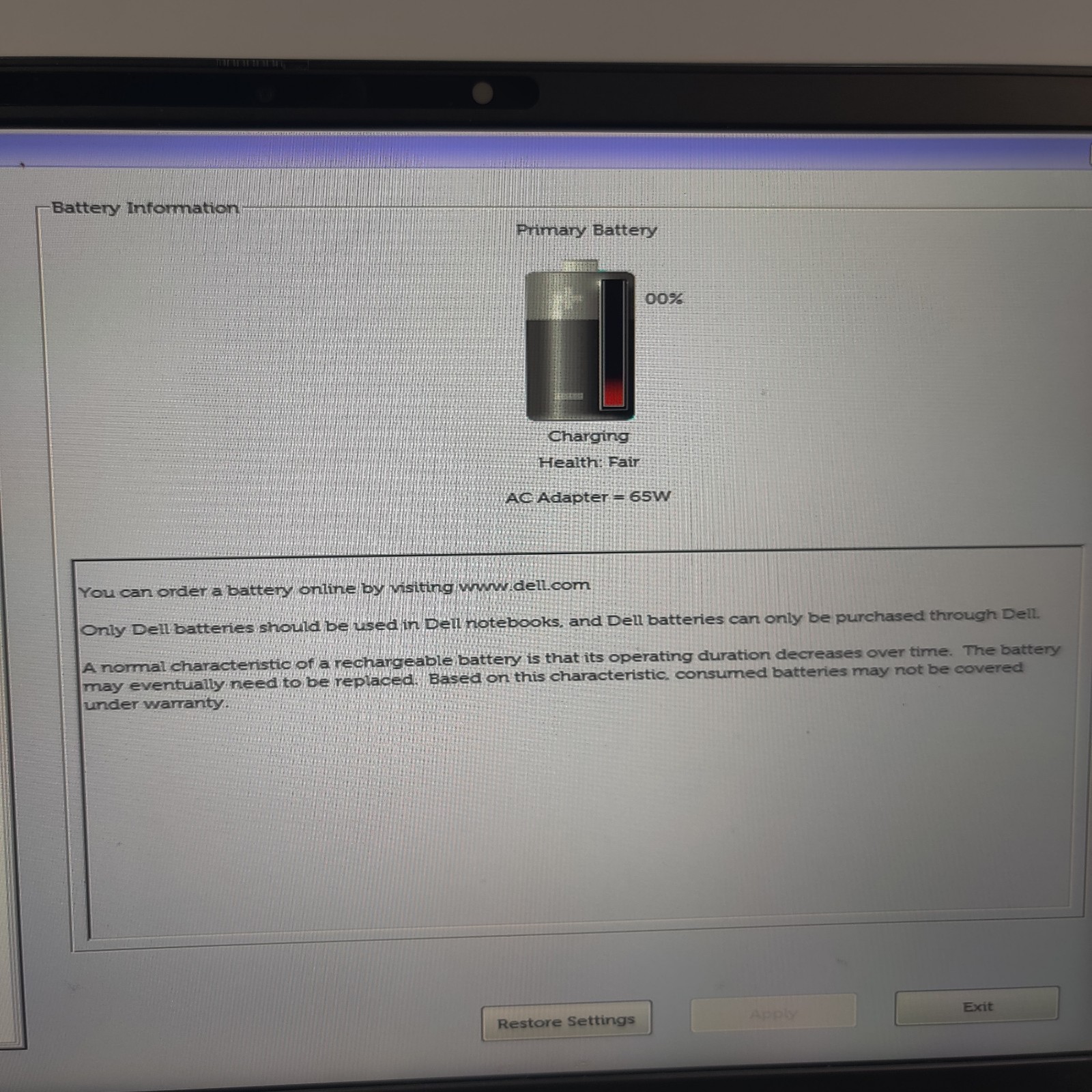 DELL LATITUDE 7410 CORE I5-10310U 16GB RAM NO SSD/OS/POWER ADAPTER/BATTERY