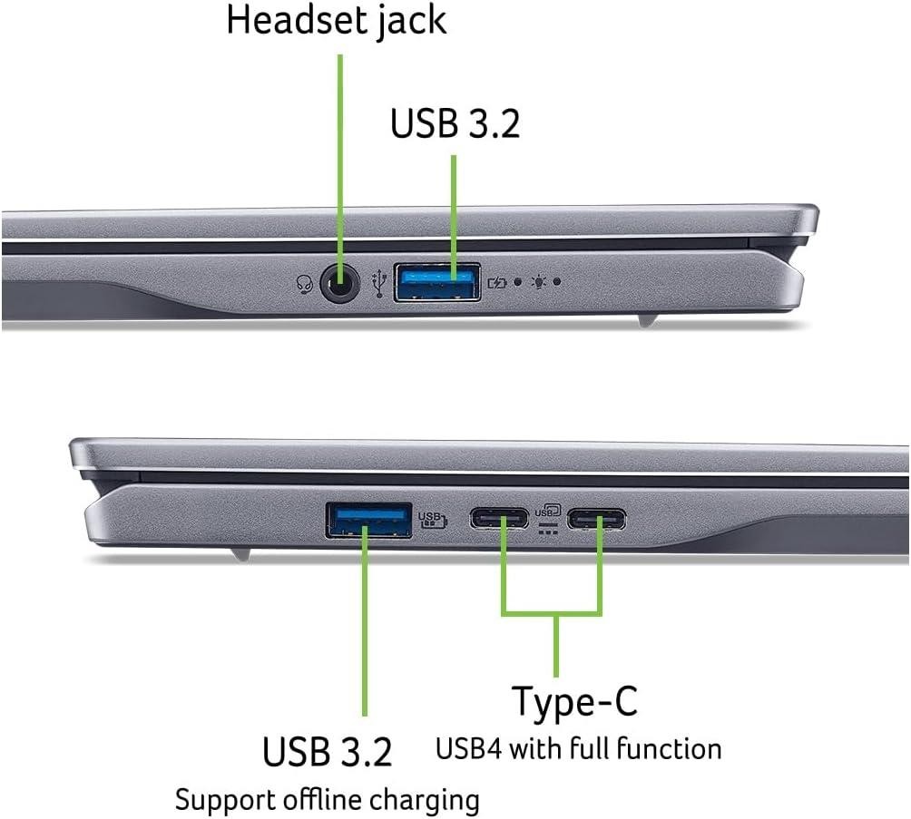Acer Swift 14 AI Notebook 14.5″ 16GB LPDDR5X 512GB SSD Refurbished