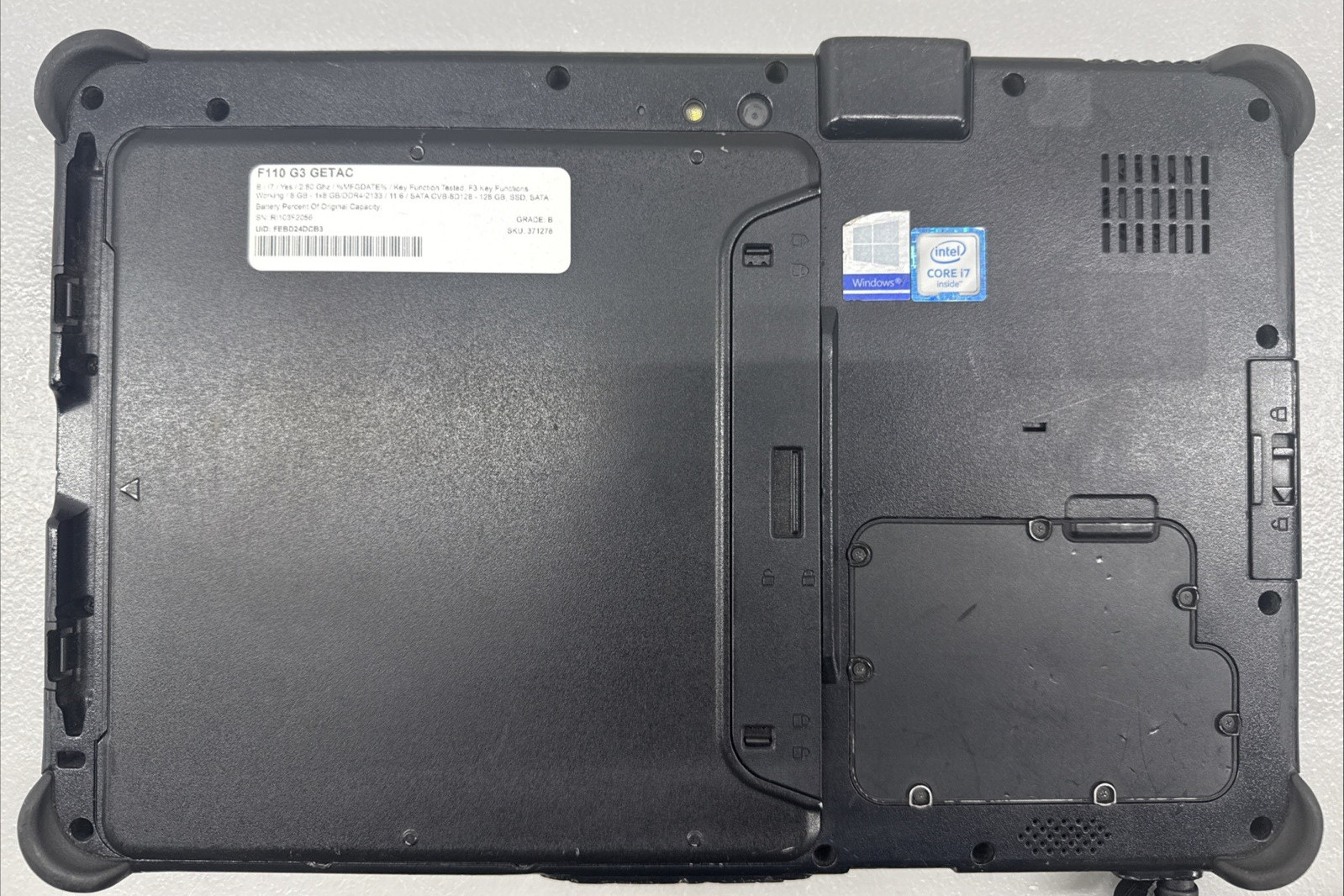 Lot of 5 Getac F110 G3 Rugged Tablet | Core i7-6600 | 8GB RAM | 128GB SSD |NO OS