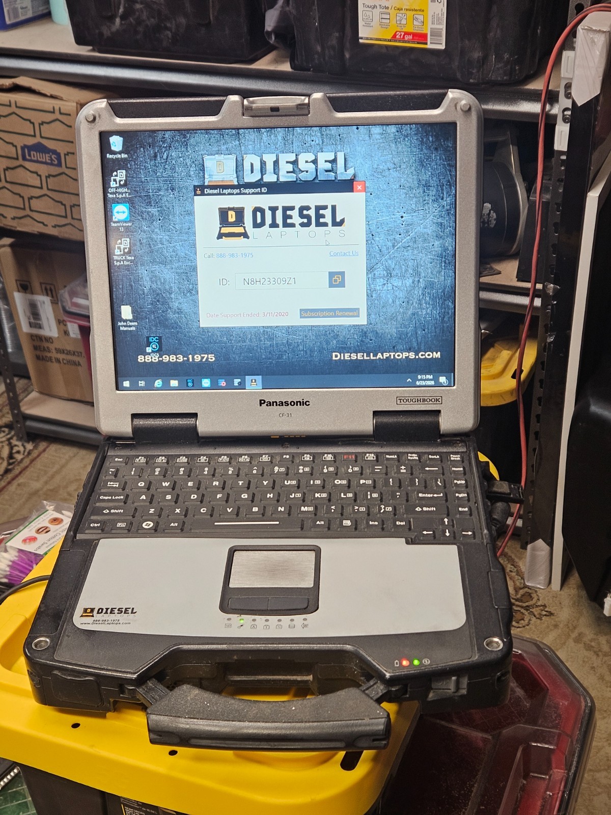 Panasonic Toughbook CF-31 MK-1 i5 520M @ 2.40GHz 8GB 13420HRS Diesel Rubber Kb