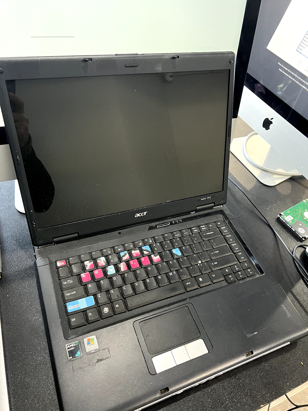 Acer Aspire 5515 KAW60 Black 15.4″ Display Built-in Webcam Laptop – For Parts