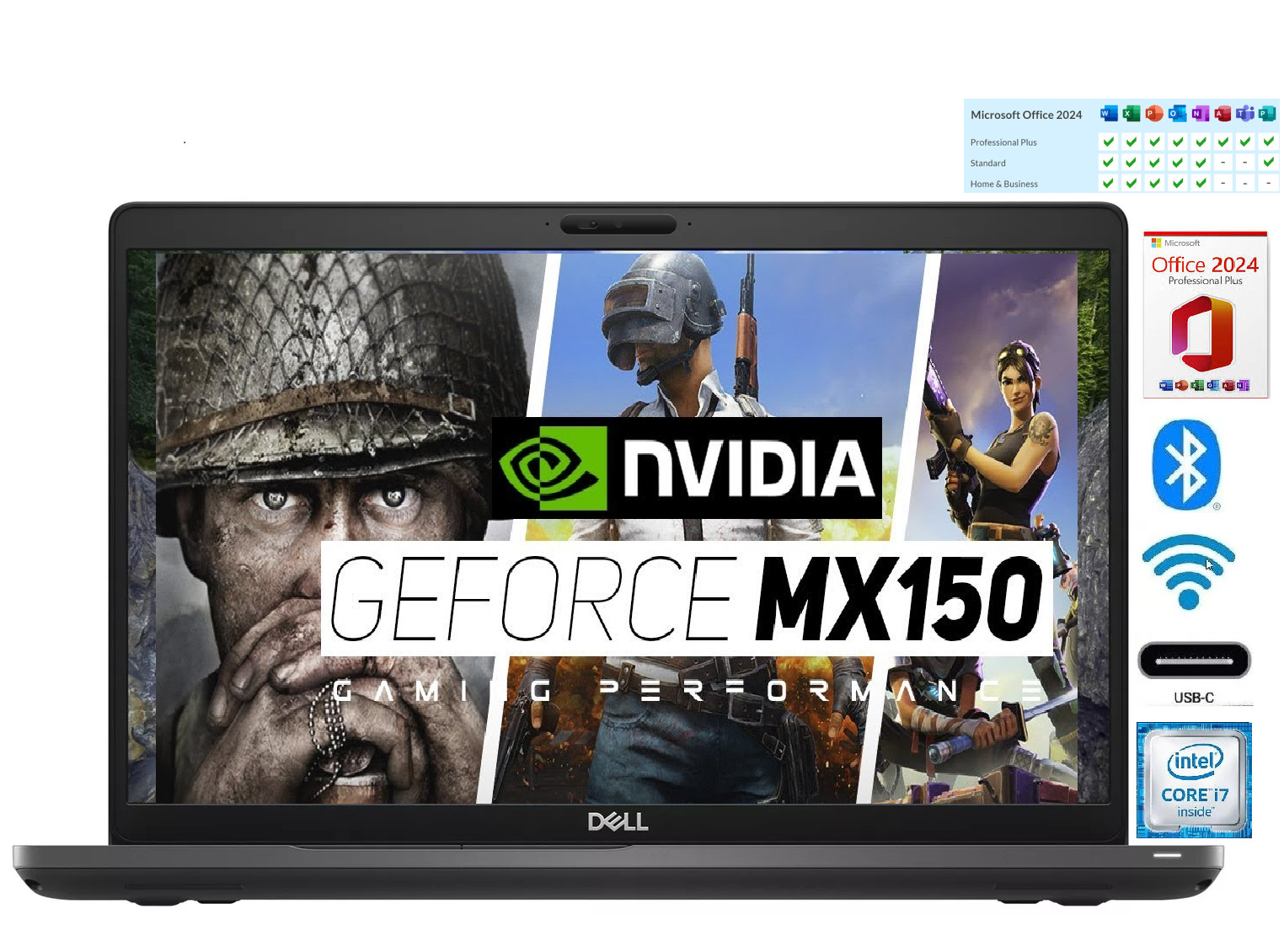 Dell Latitude 5501 15.6″ i7-9850H up 32GB RAM 2TB SSD Win11 Pro NVIDIA & Office