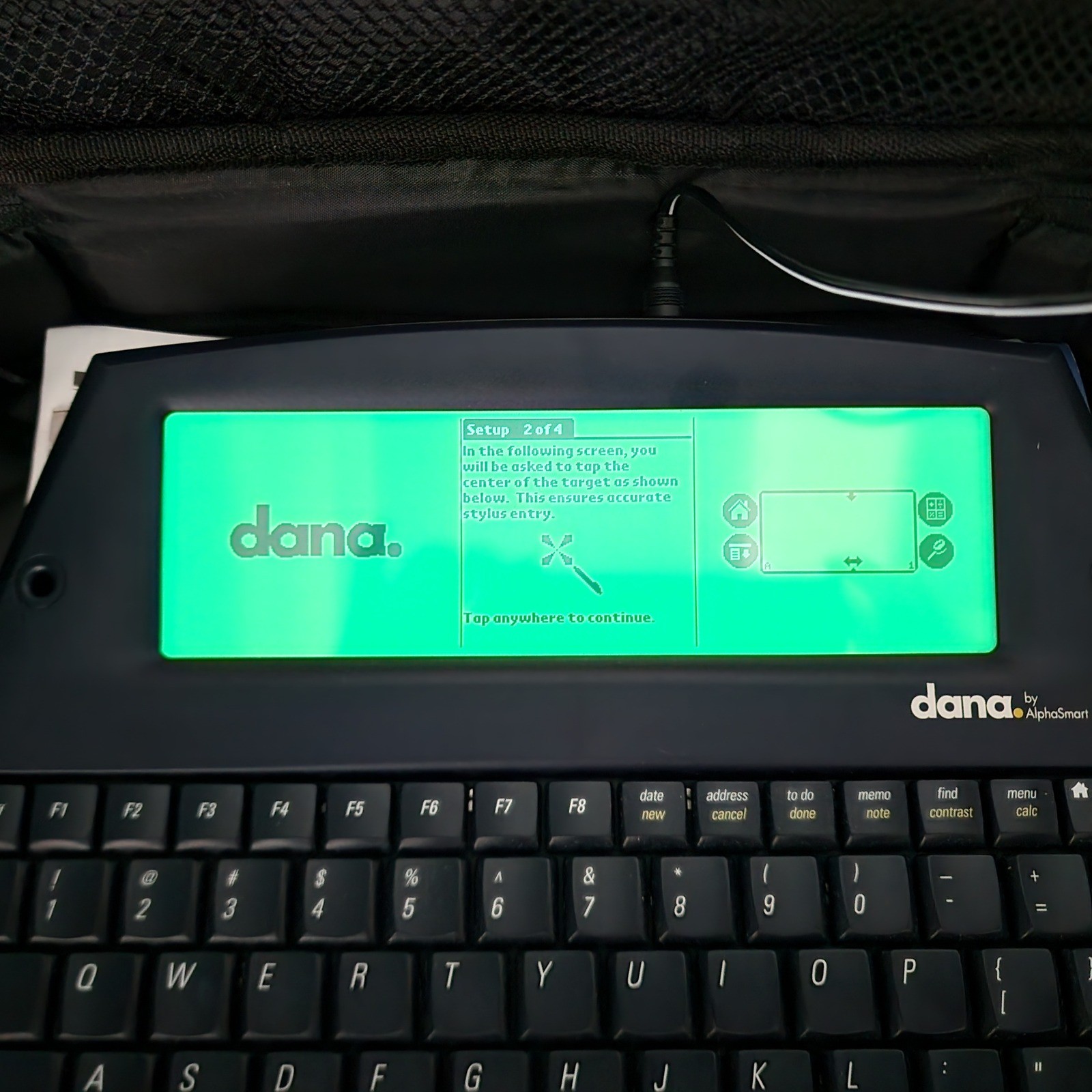 AlphaSmart Dana Palm OS Laptop Word Processor with Case Stylus Manual