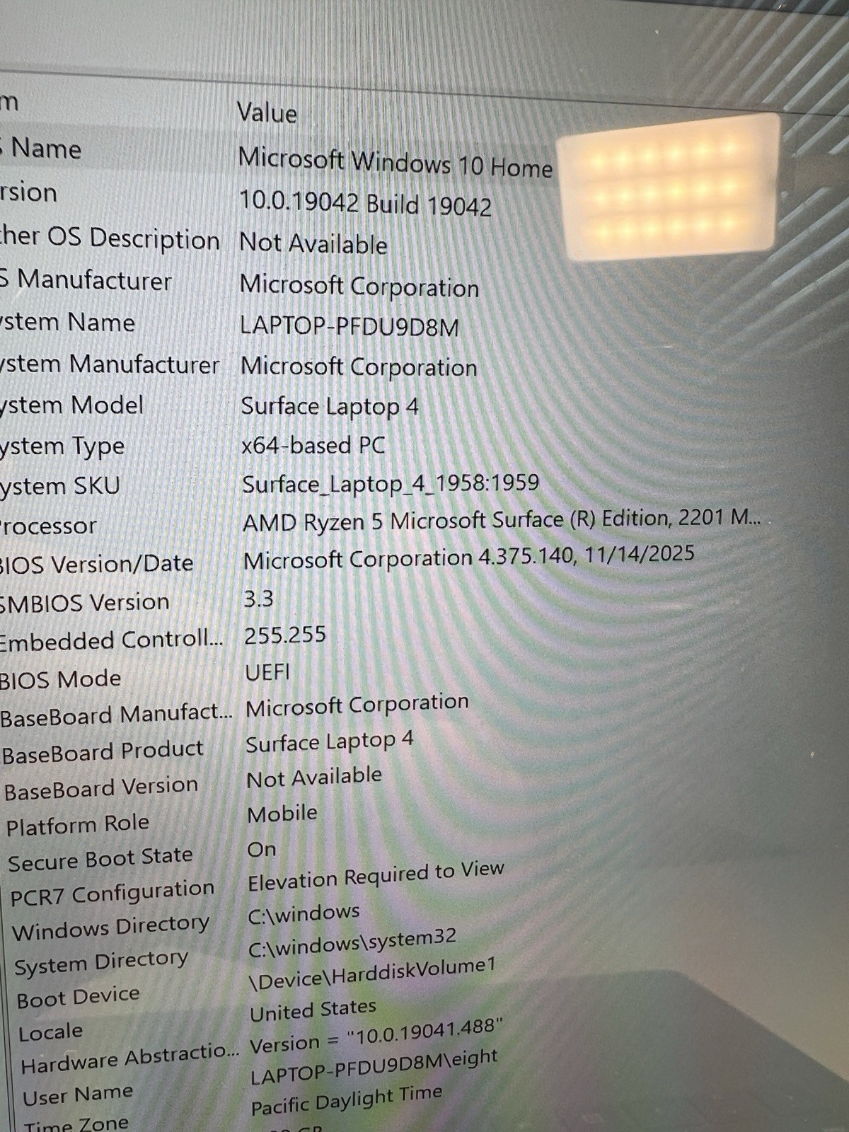 Microsoft Surface Laptop 4 13.5 2K TOUCH AMD Ryzen 5 4680U 8GB Ram 128GB SSD