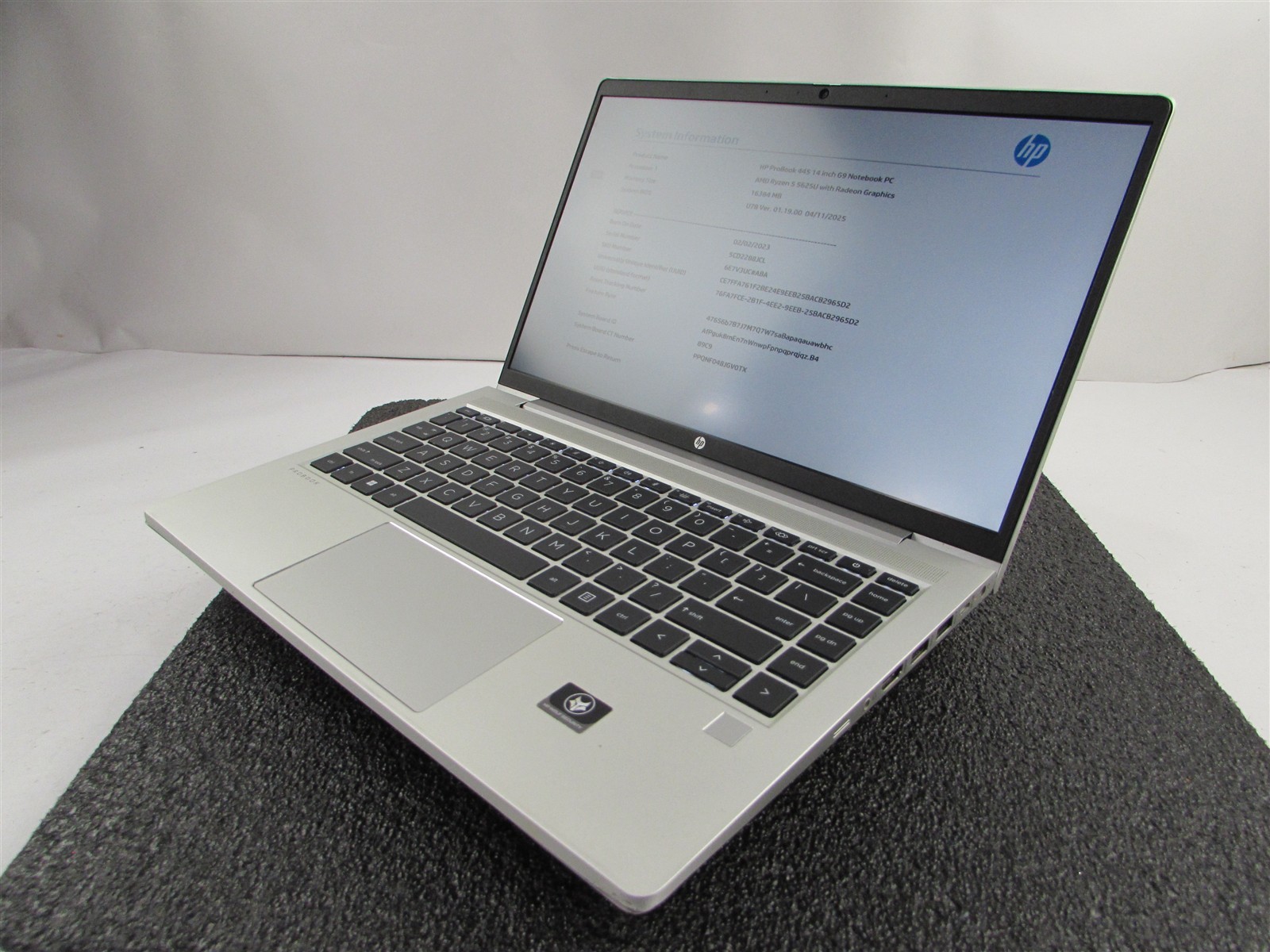 HP PROBOOK 445 (G9) FHD AMD RYZEN 5 5625U 512GB SSD 16GB RAM AMD GPU NO O.S