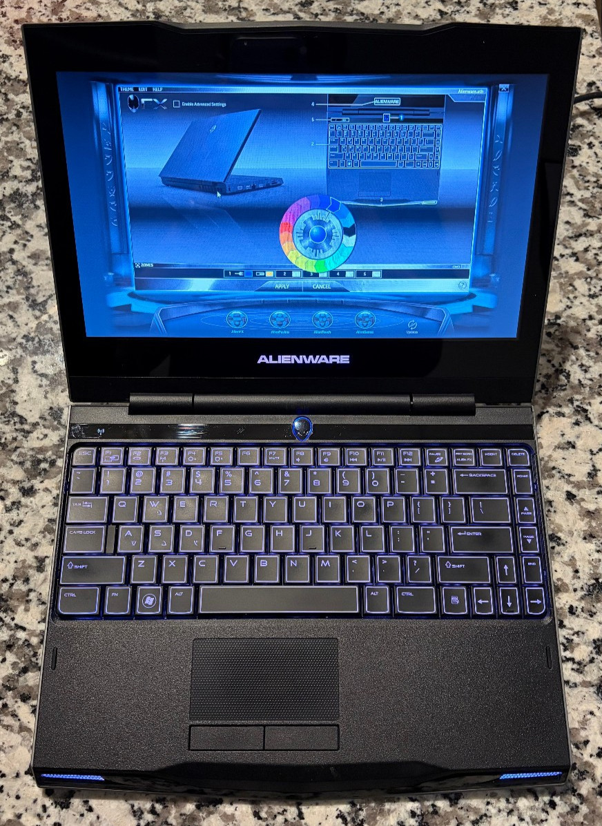 Alienware M11x R2 Gaming Laptop – Factory Restored, Windows 7, Upgraded SSD!