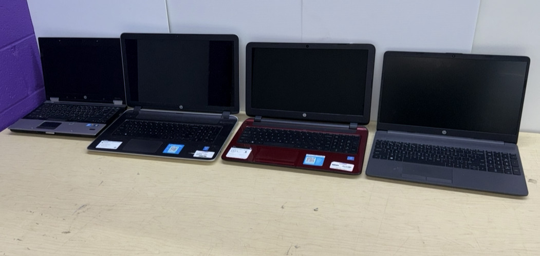 Lot of 4 HP Laptops (PARTS/REPAIR)