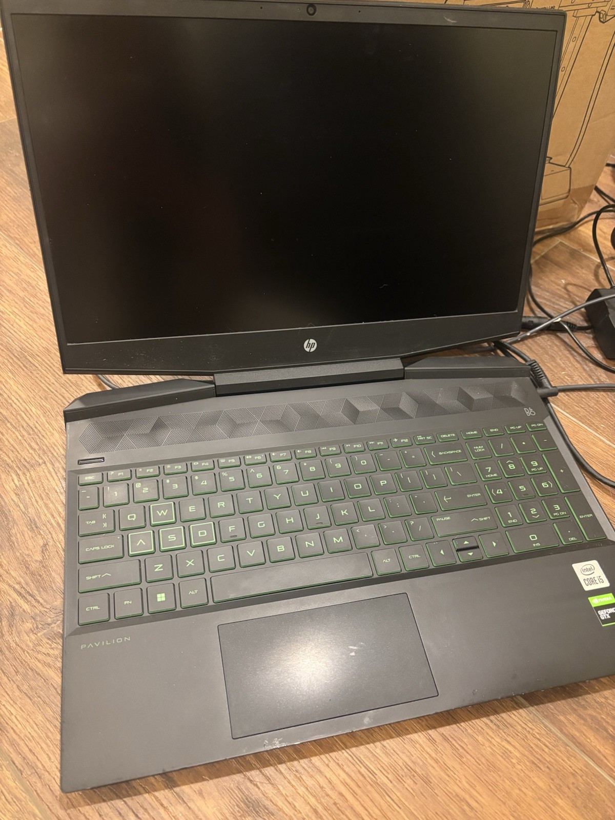 HP Pavilion 15.6 in Gaming Laptop Intel Core i5 8GB RAM Webcam Black