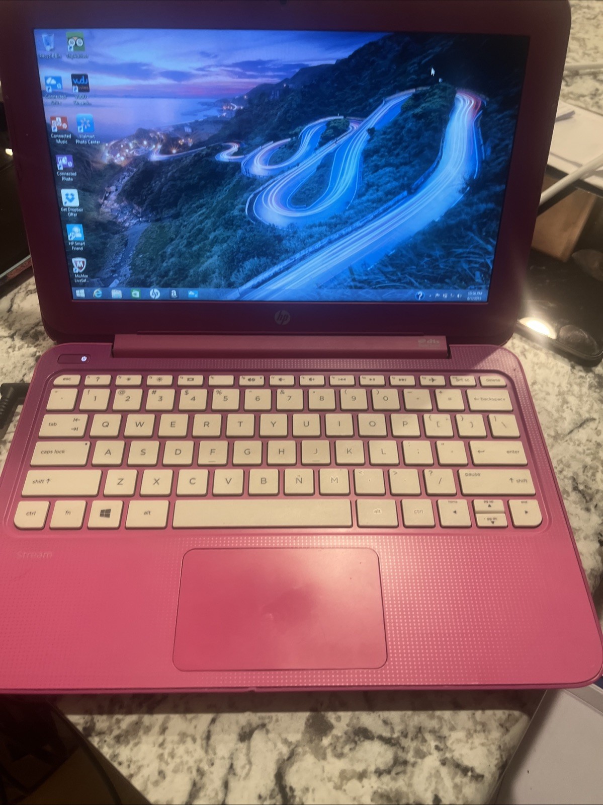 HP Stream 11-D011WM Intel Celeron N2840 2.16GHz 2 GB NO HDD