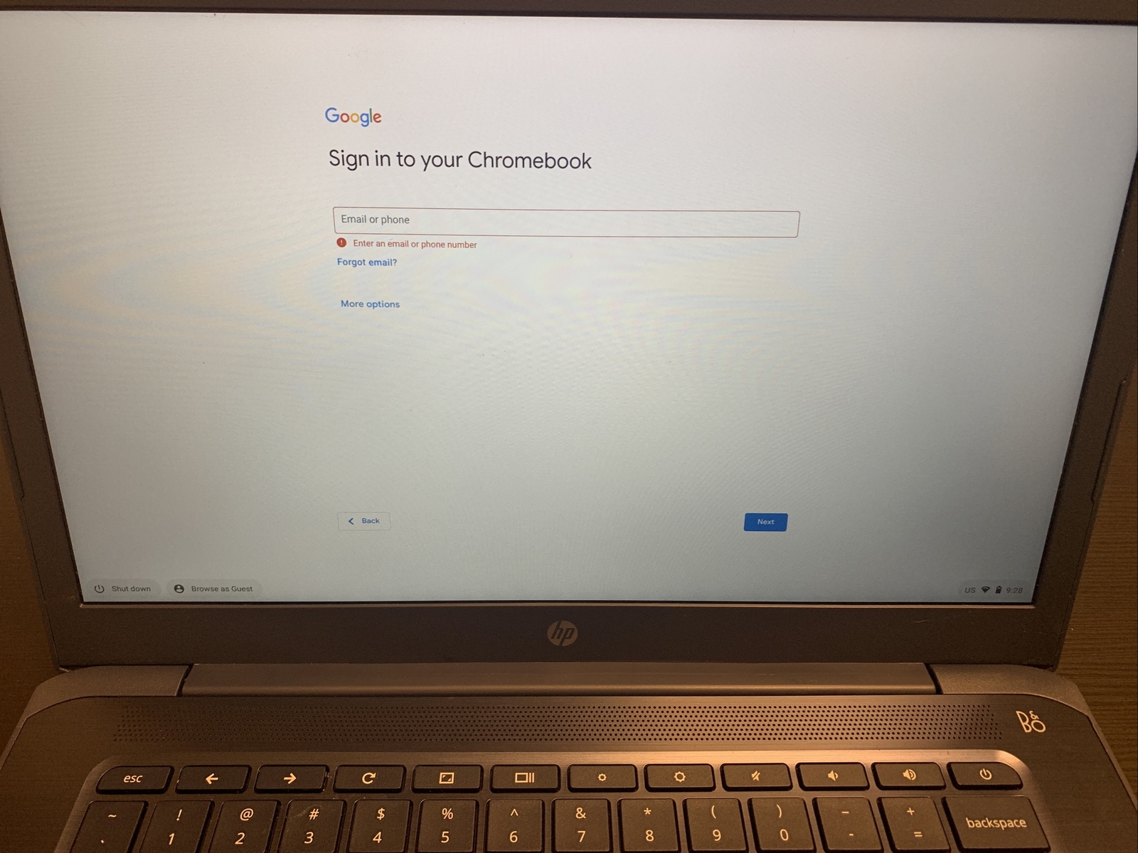 HP Chromebook 14-db0043wm ChromeOS 4GB RAM 32GB eMMC A4-9120 1.6GHz 14″