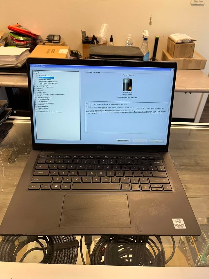 Dell Latitude 7410 Laptop – Intel Core i5 10th Gen – 8GB RAM – No SSD/M.2 – Test