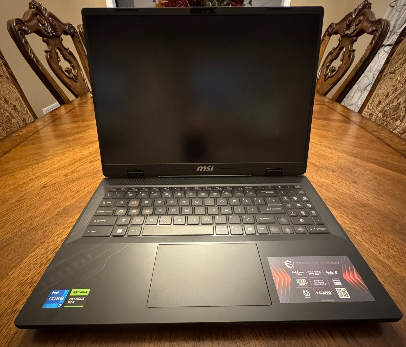 MSI Crosshair 16 HX D14VGKG 16″ Gaming Laptop i7-14650HX 2.2GHz 64GB RAM 2TB RTX
