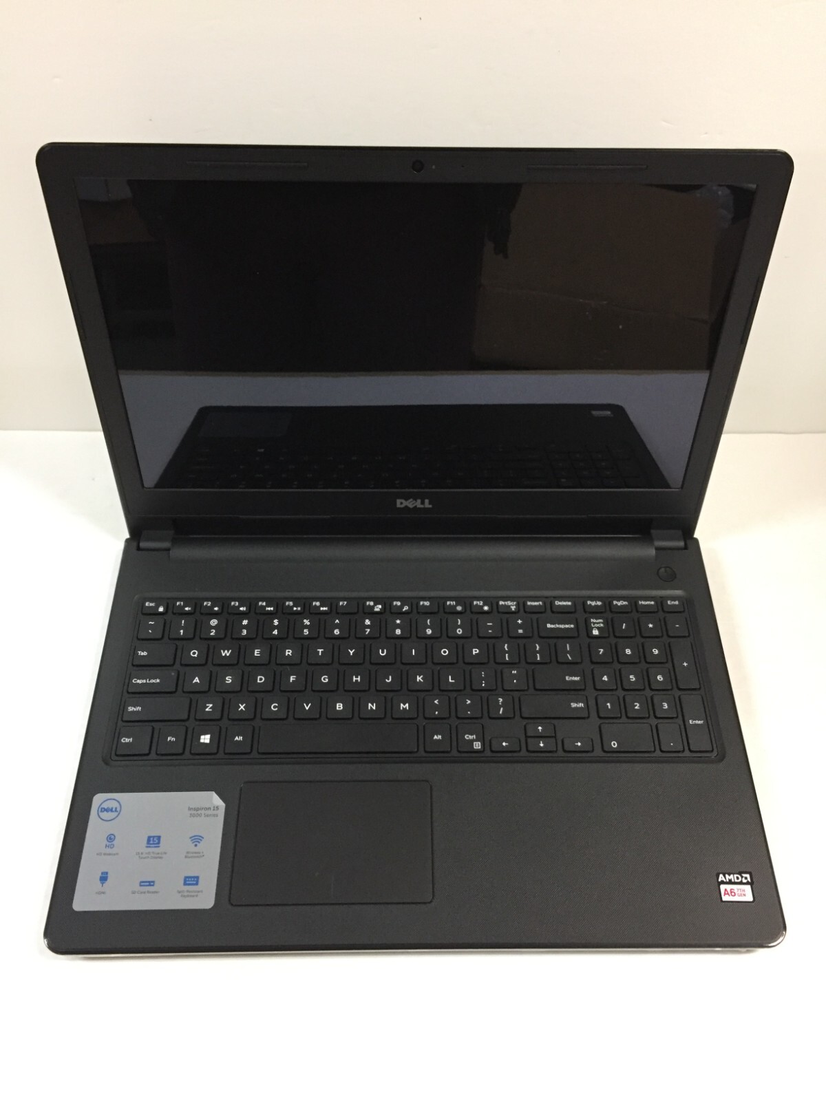 Dell Inspiron 3565 15.6″ Touchscreen Laptop/AMD A6-9200/4GB RAM/128GB SSD/Win10