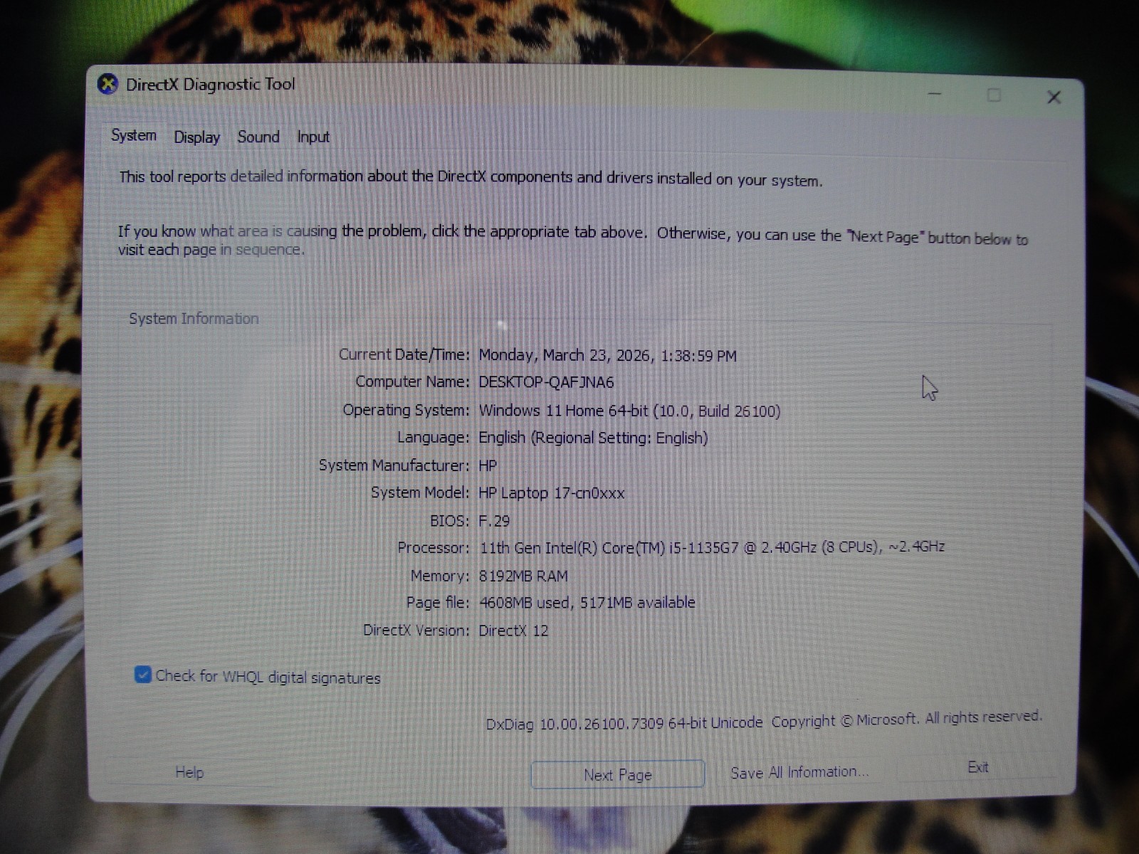 HP 17-CN0021NR 17″HD+ Intel Core i5-1135G7 2.4GHz 8GB 256GB SSD +Charger