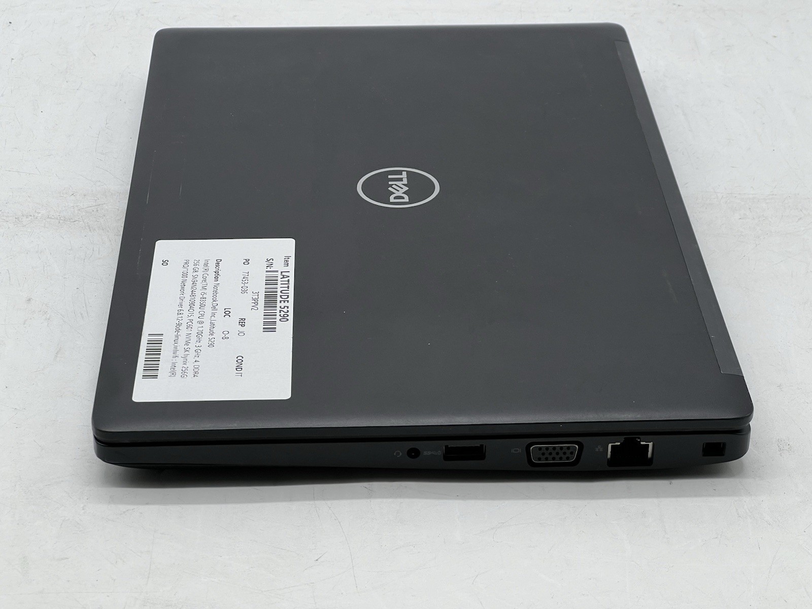 Dell Latitude 5290, i5-8350U, 1.70GHz, 16GB RAM, 256GB NVMe-No OS with Charger