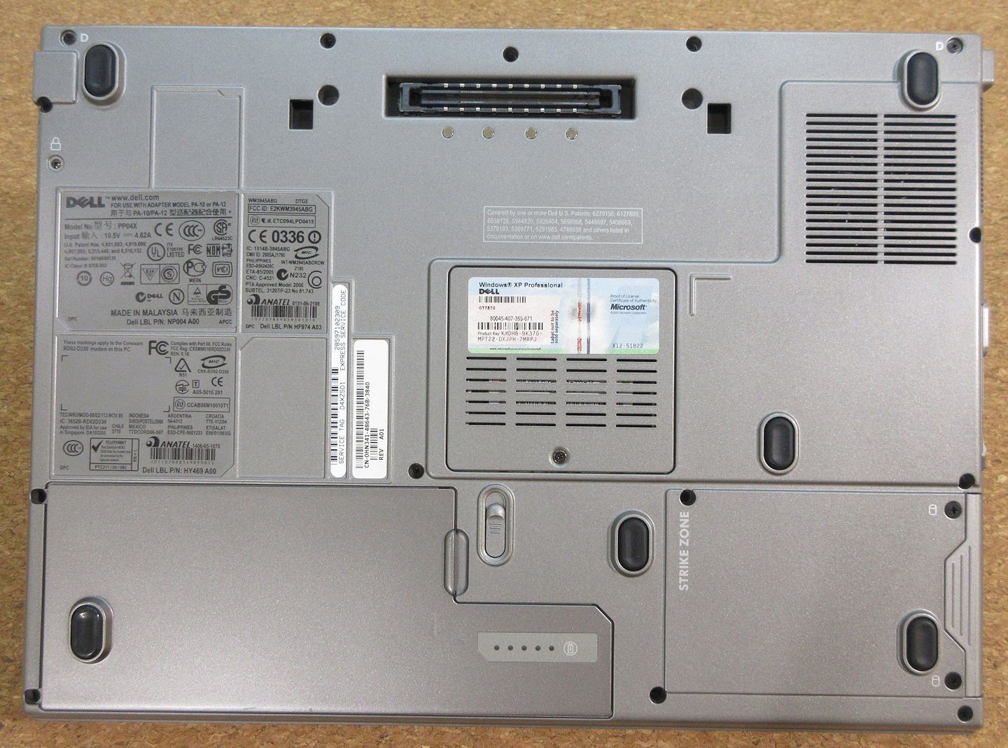 WIN XP Like NOS PRISTINE Dell D830 T9300 4gb 15.4 *NEW SSD* Serial DVDRW BT